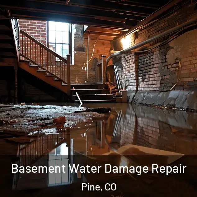  Basement Water Damage Repair Pine, CO