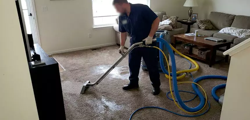 Flooded Basement Carpet Cleanup Pine